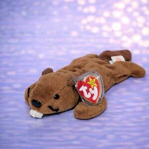 TY Beanie Baby Bucky Beaver